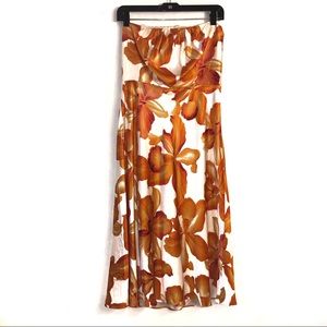 Banana Republic Silk Sleeveless Floral Dress